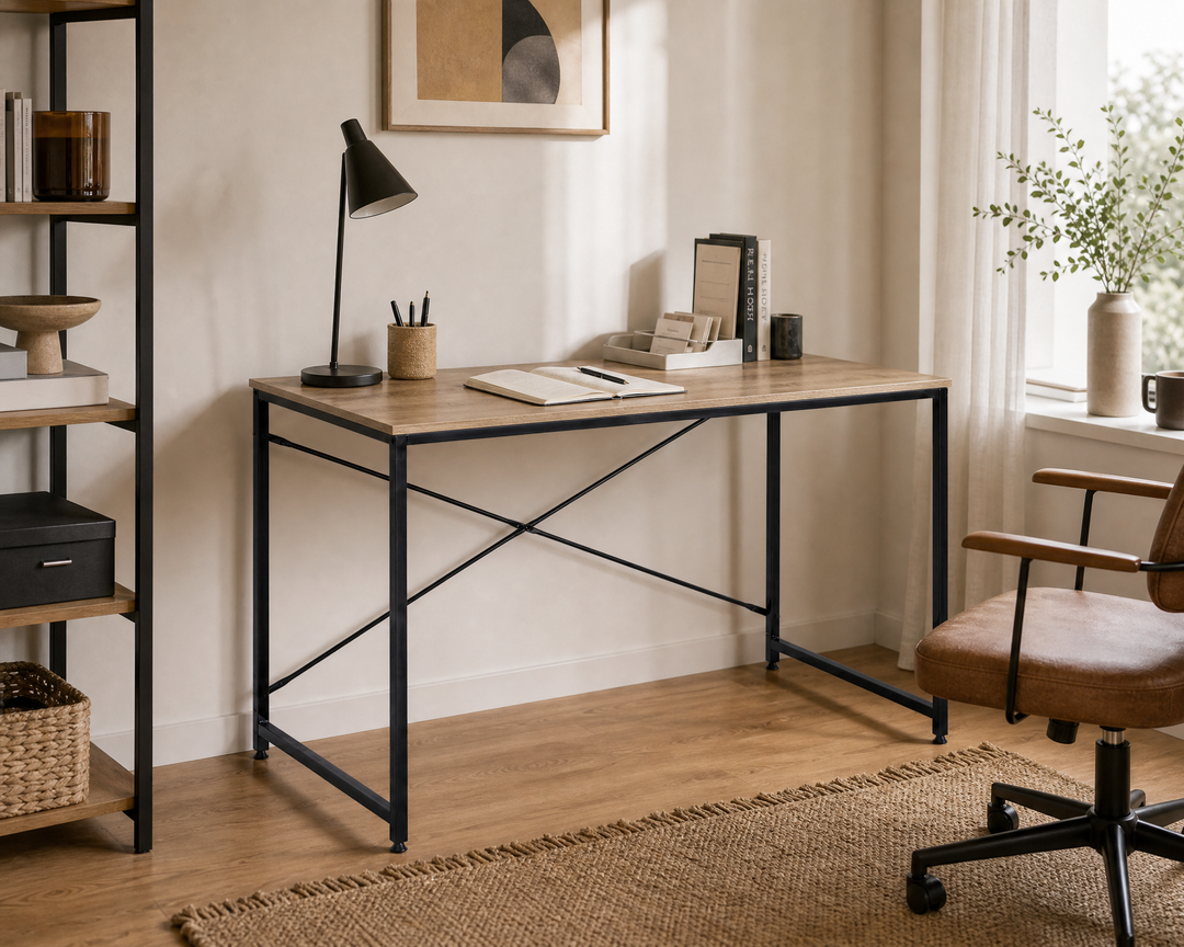 Escritorio Metal Office 120 cm con Superficie Amplia
