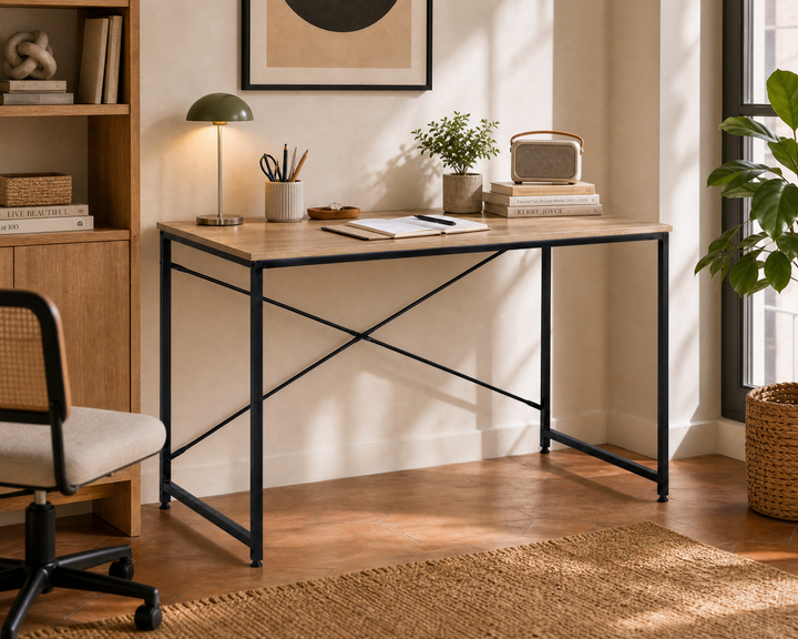 Escritorio Metal Office 120 cm con Superficie Amplia