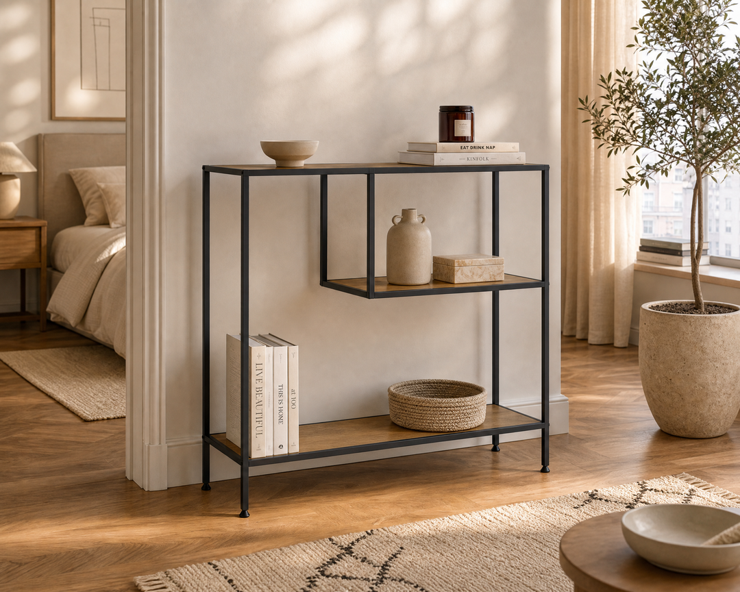 Estante Metal Tella 3 Alturas 100 cm Diseño Minimalista