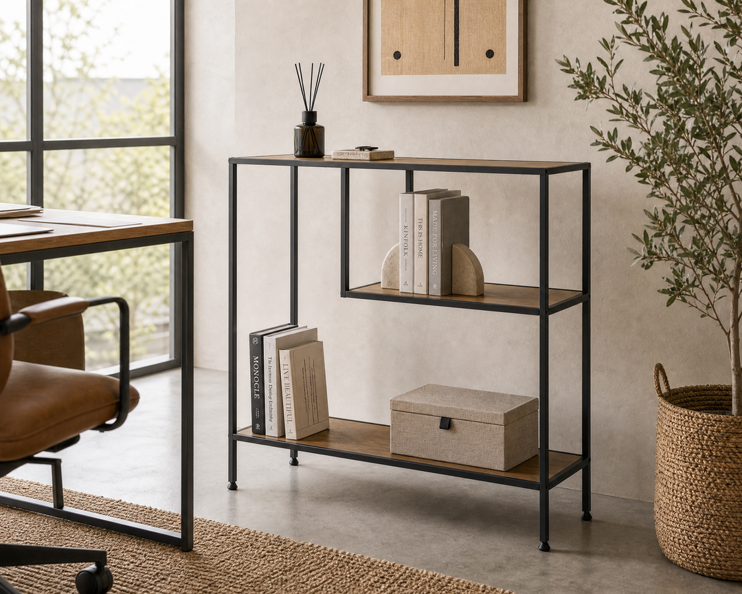 Estante Metal Tella 3 Alturas 100 cm Diseño Minimalista