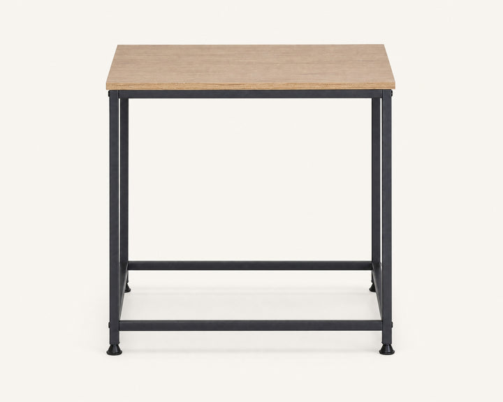 Mesita Auxiliar Ordesa 45x45 cm en Metal y Madera - imagen 7