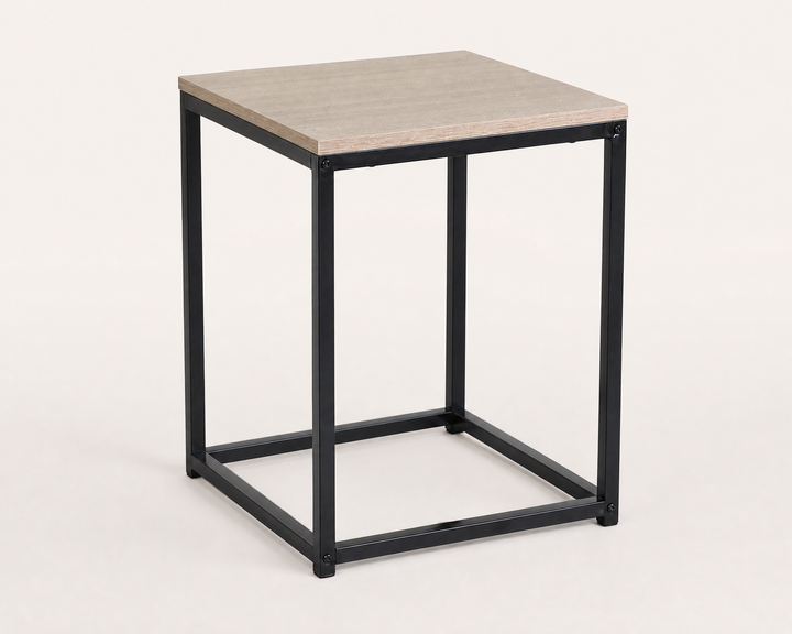 Mesita Auxiliar Metal Ordesa 40x40x50 cm con Estilo Moderno