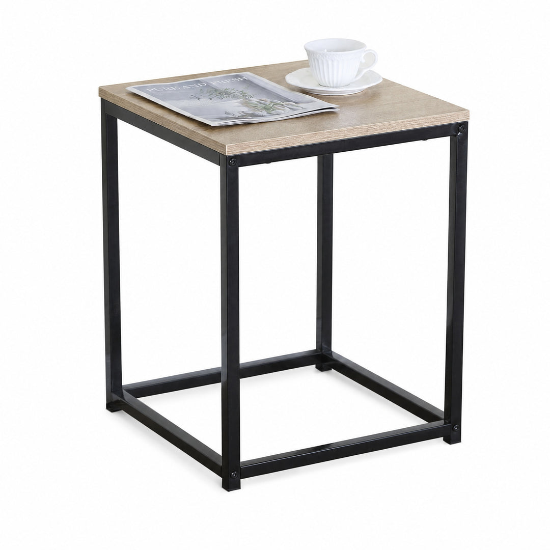 Mesita Auxiliar Metal Ordesa 40x40x50 cm con Estilo Moderno - imagen 9