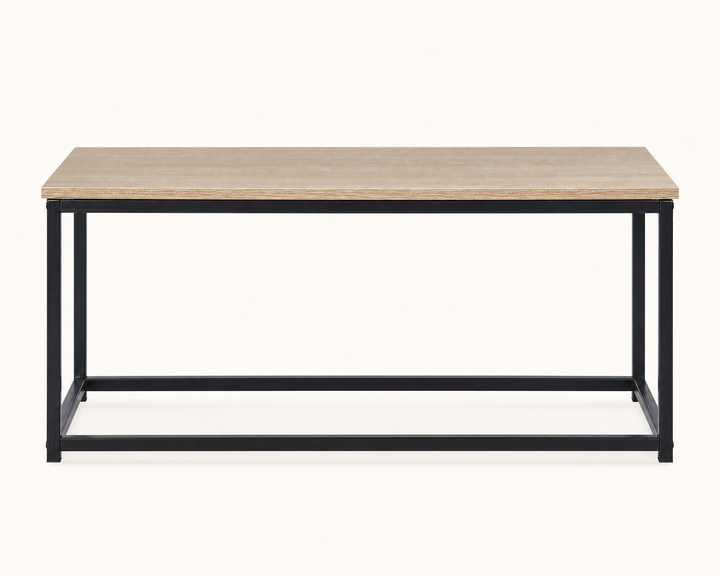 Mesita Auxiliar Metal Ordesa 90 cm con Acabado Industrial
