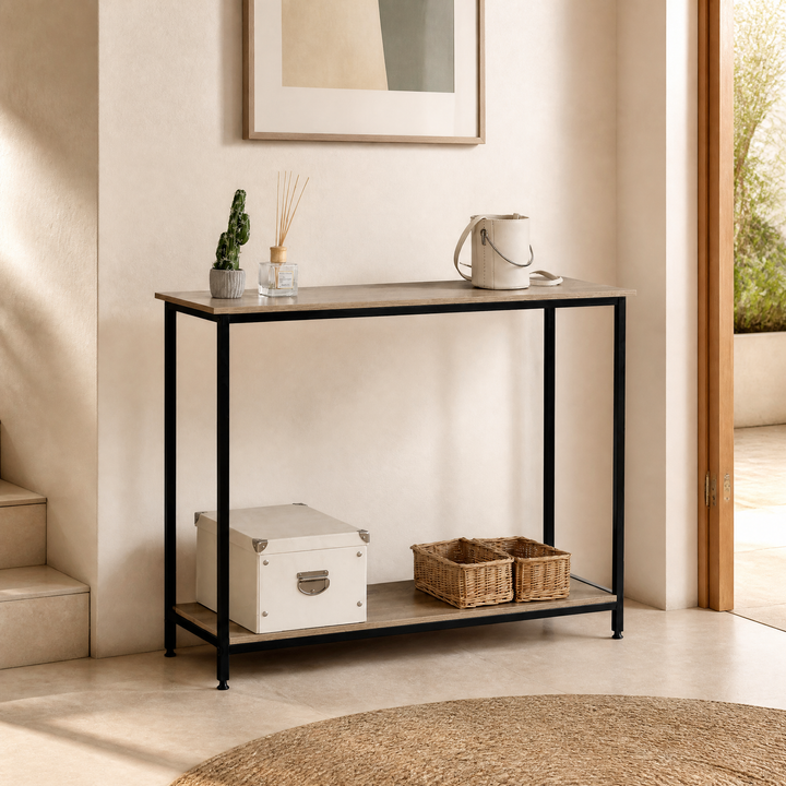 Mesa Recibidor Bielsa con Dos Alturas de Metal