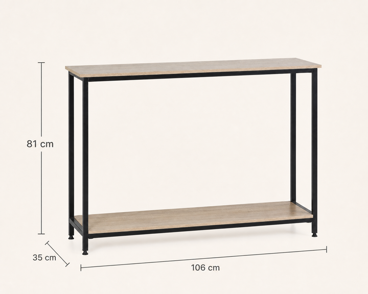 Mesa Recibidor Bielsa con Dos Alturas de Metal