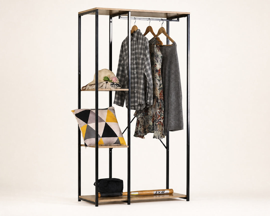 Estante Vestidor Metal Closet con Perchero Incluido 90x40.4x167 cm - imagen 6