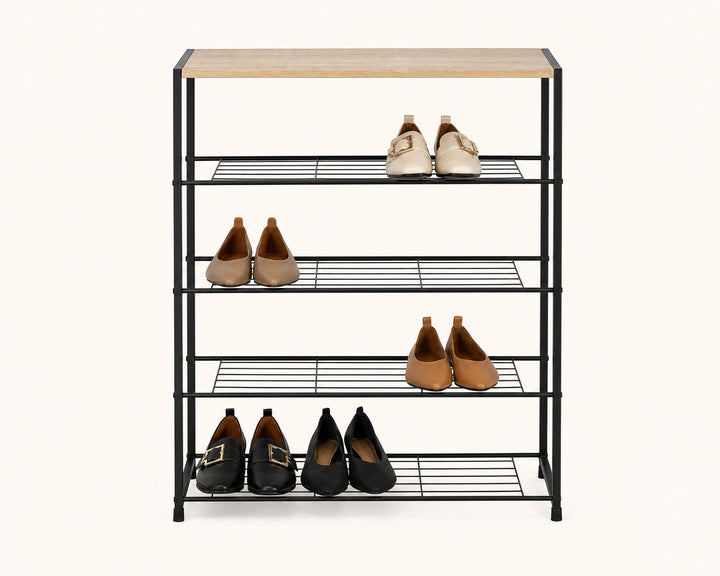 Estante Metálico para Zapatos de 5 Niveles MDF AINSA - imagen 7