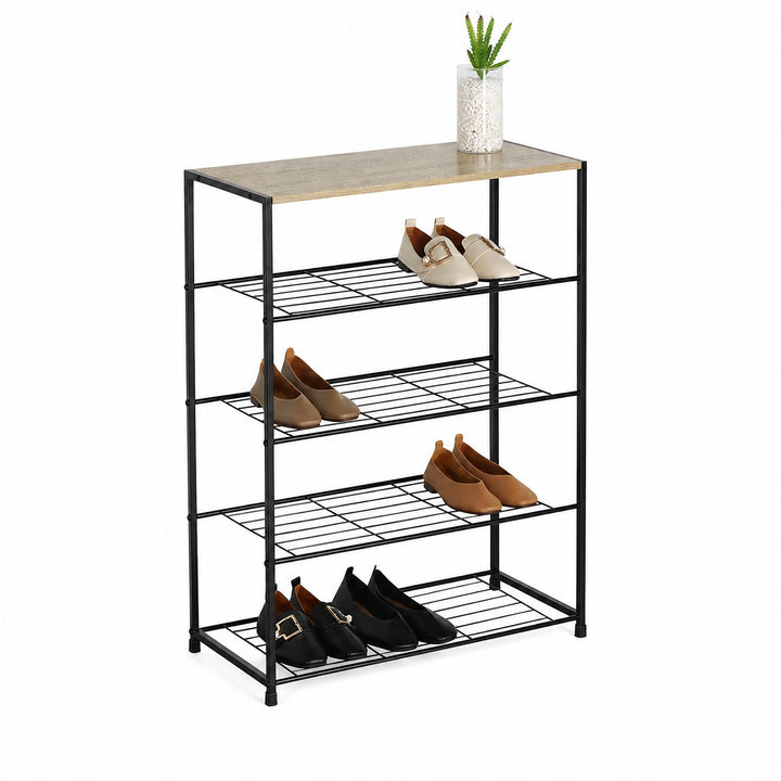 Estante Metálico para Zapatos de 5 Niveles MDF AINSA - imagen 9