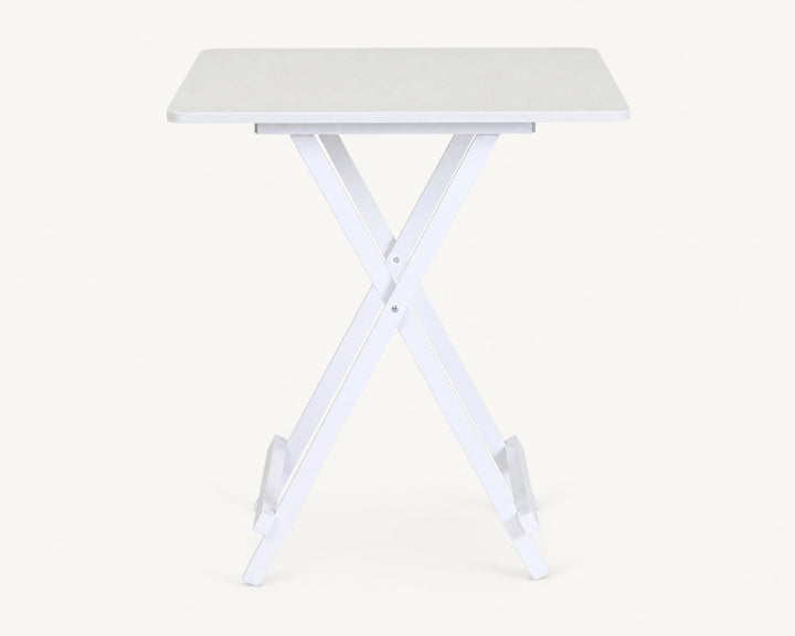 Mesa Plegable Cuadrada de Metal, 70x70 cm, Multifuncional