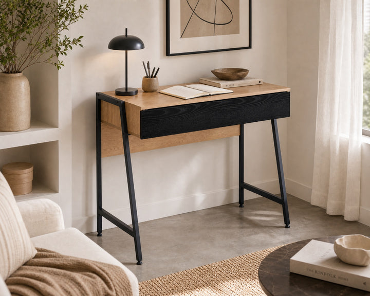 Consola Escritorio Urban en Metal y Madera - 83 cm - imagen 4