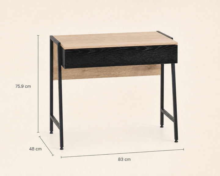 Consola Escritorio Urban en Metal y Madera - 83 cm - imagen 5