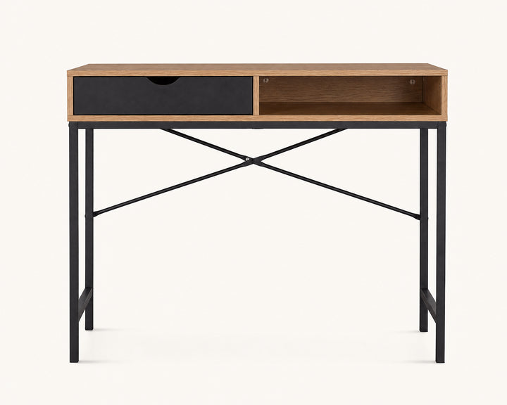 Consola Escritorio Soho con Compartimento y Diseño Moderno