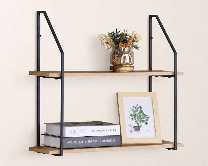Estante de Pared Metálico NEXO de Dos Alturas, 60cm
