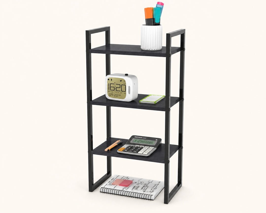 Estantería Metal de 3 Niveles Plankit Compacta y Funcional - imagen 6