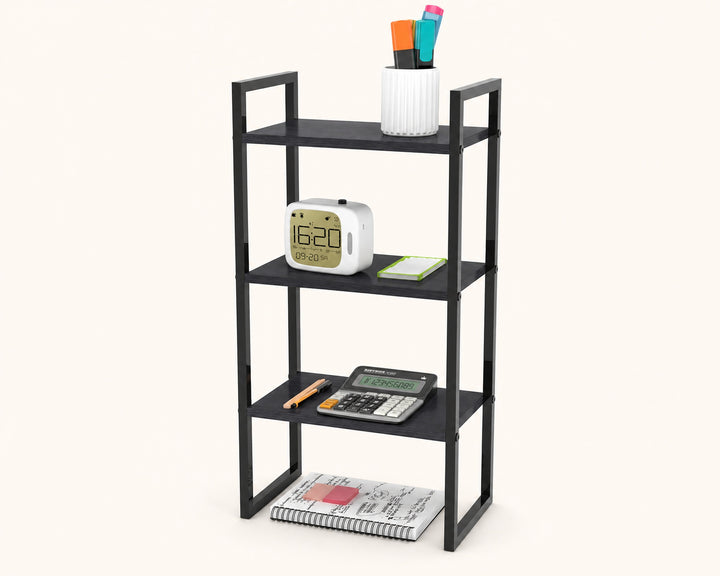 Estantería Metal de 3 Niveles Plankit Compacta y Funcional - imagen 6