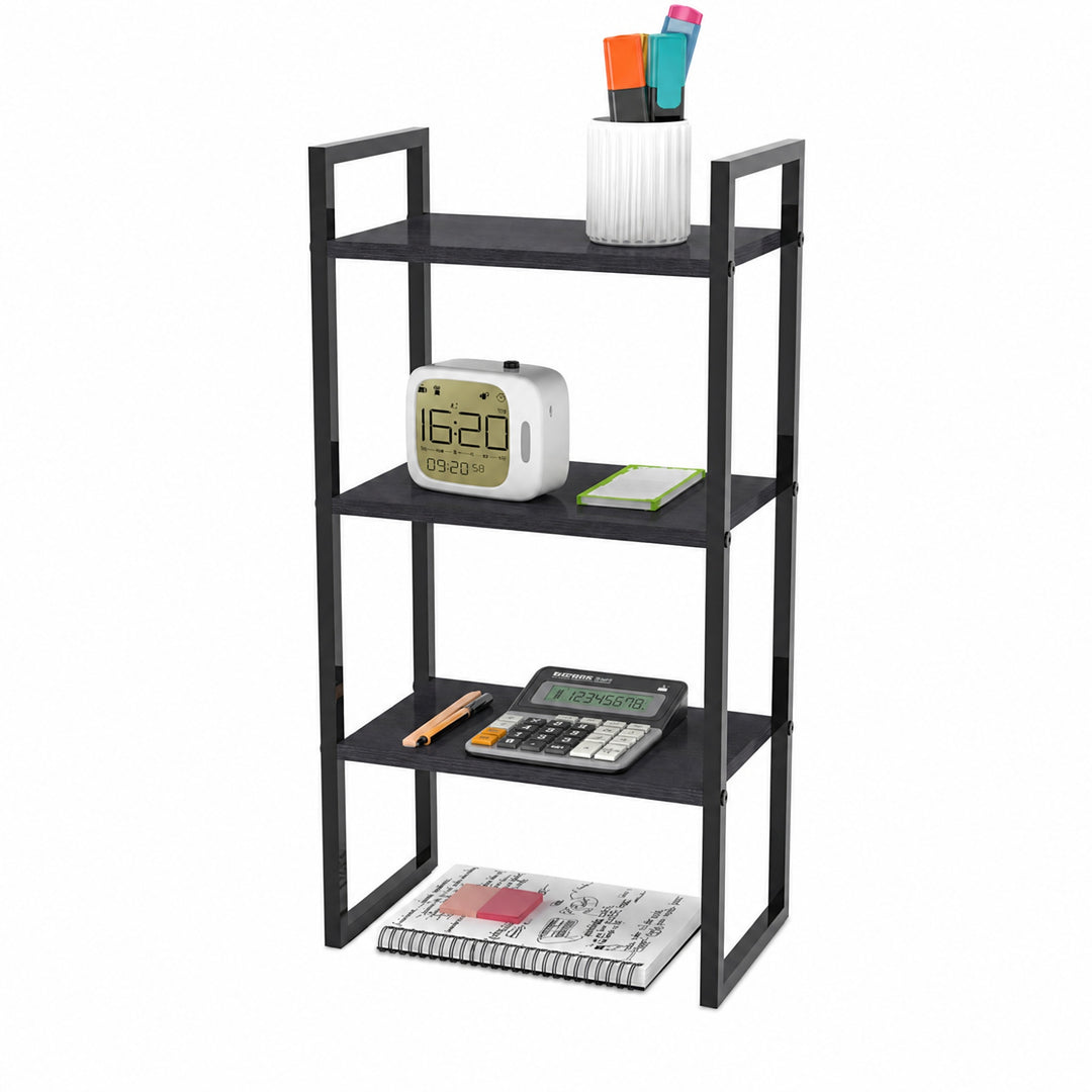 Estantería Metal de 3 Niveles Plankit Compacta y Funcional - imagen 9
