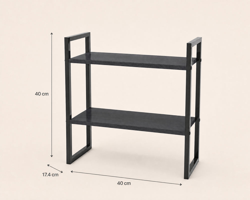 Estante Multifuncional Plankit 2 Niveles en Metal