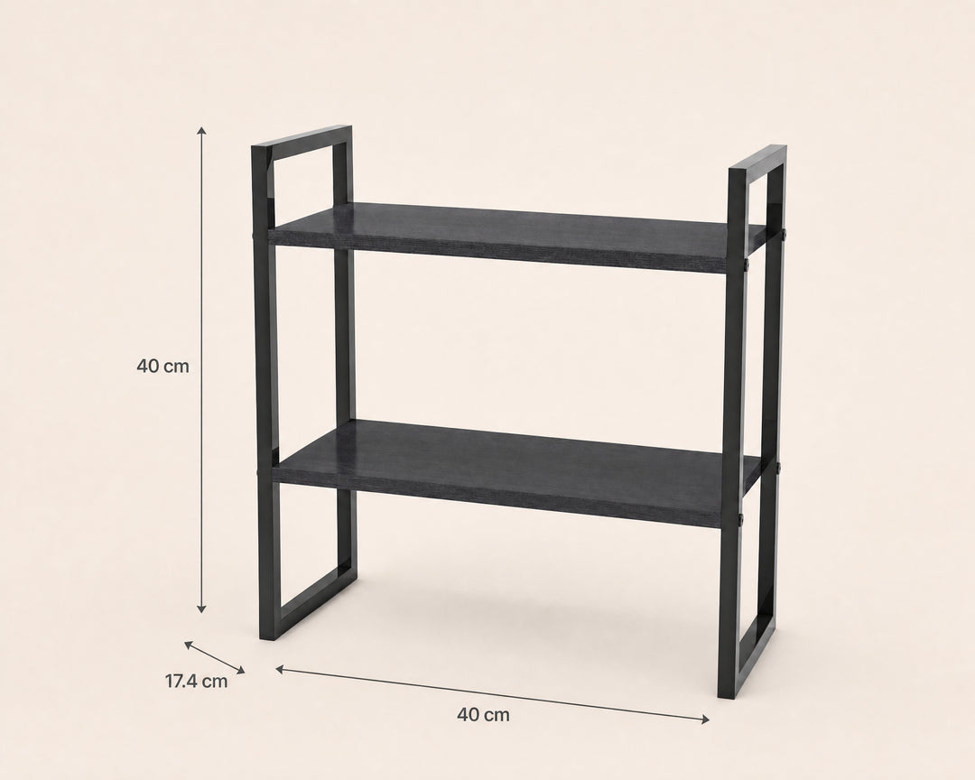 Estante Multifuncional Plankit 2 Niveles en Metal