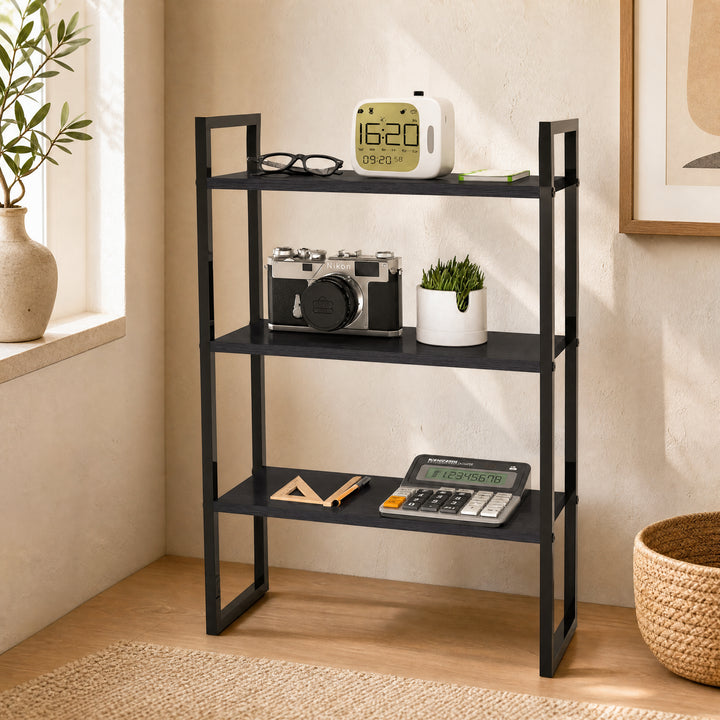 Estante Multifuncional Plankit de Metal, 3 Alturas