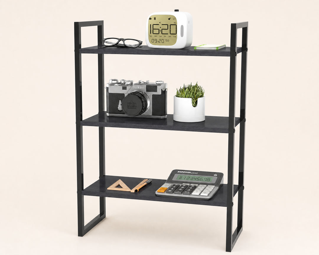 Estante Multifuncional Plankit de Metal, 3 Alturas