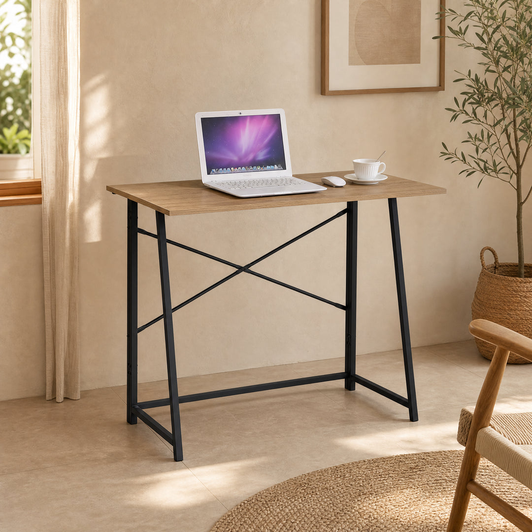 Mesa Escritorio Plegable Foldy de Metal 100x46 cm