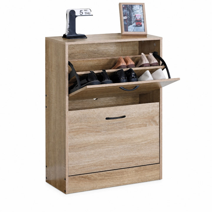 Zapatero de Madera 2 Alturas Walky con Diseño Compacto - imagen 9
