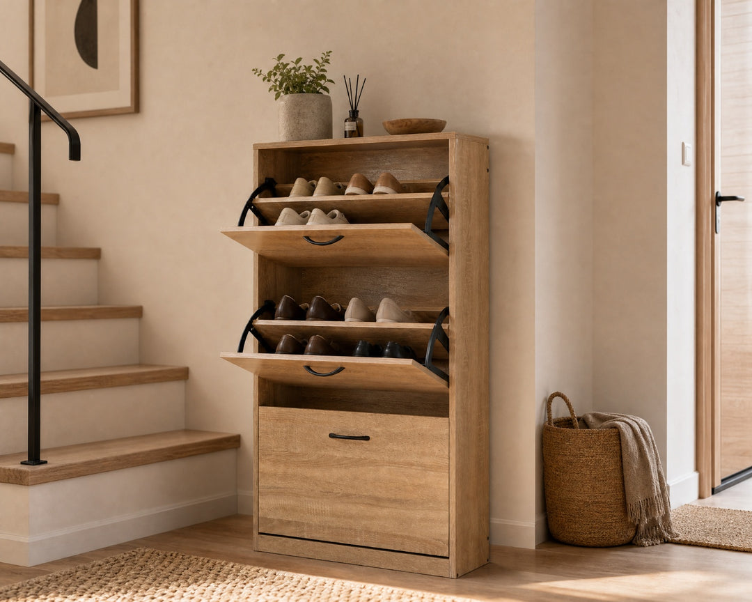 Zapatero de Madera 3 Niveles WALKY con Gran Capacidad - imagen 3