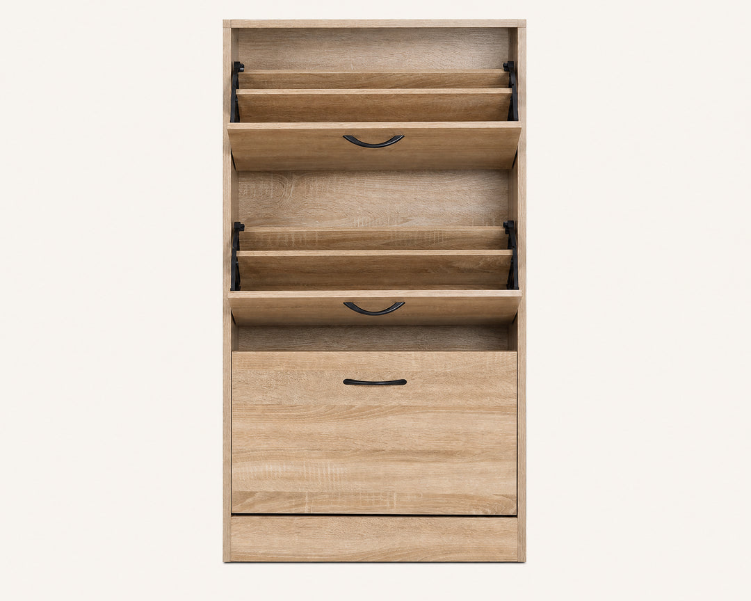 Zapatero de Madera 3 Niveles WALKY con Gran Capacidad