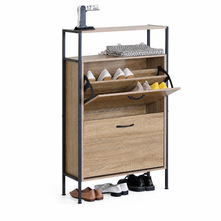 Zapatero Spaceline de Metal con Estante Superior 105 cm - imagen 9
