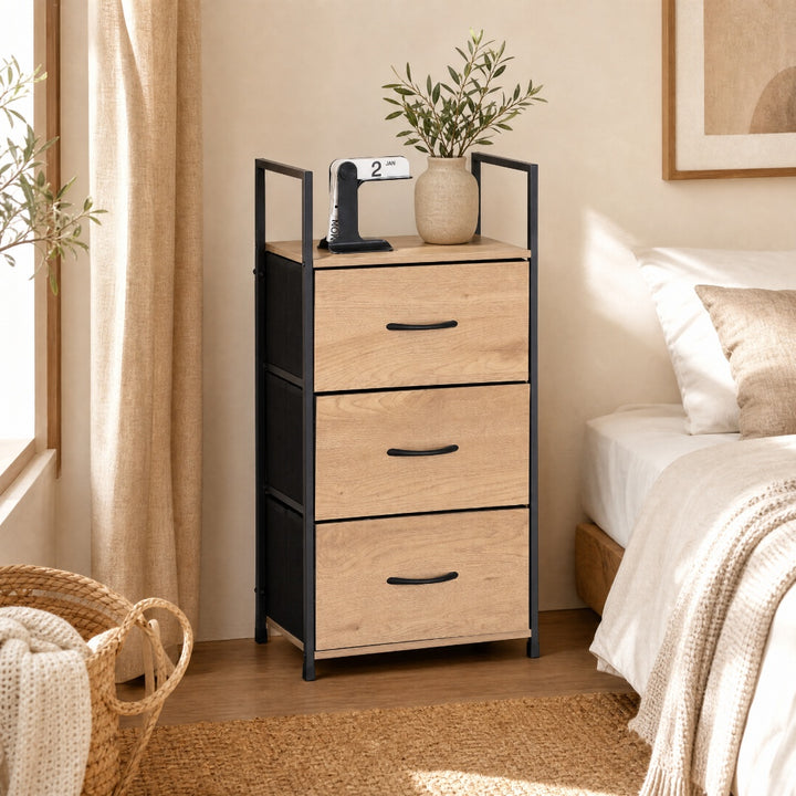 Cajonera Metálica Spaceline con 3 Cajones, Estilo Minimalista - imagen 1