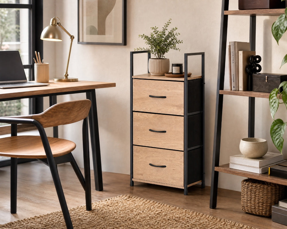Cajonera Metálica Spaceline con 3 Cajones, Estilo Minimalista - imagen 2
