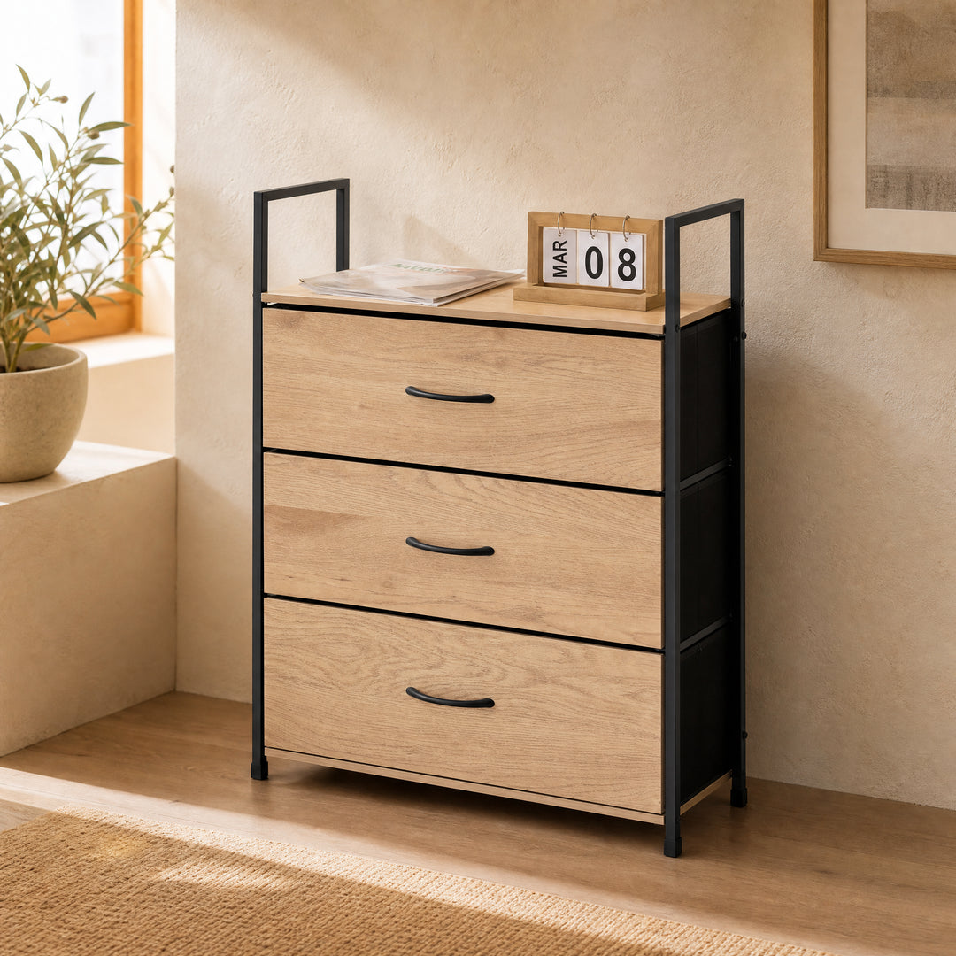 Cajonera Auxiliar Spaceline 3 Cajones de Metal