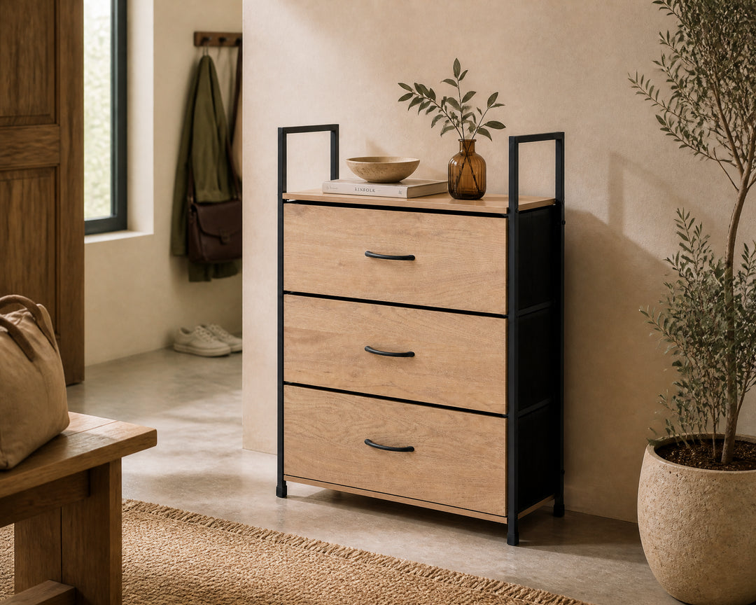 Cajonera Auxiliar Spaceline 3 Cajones de Metal