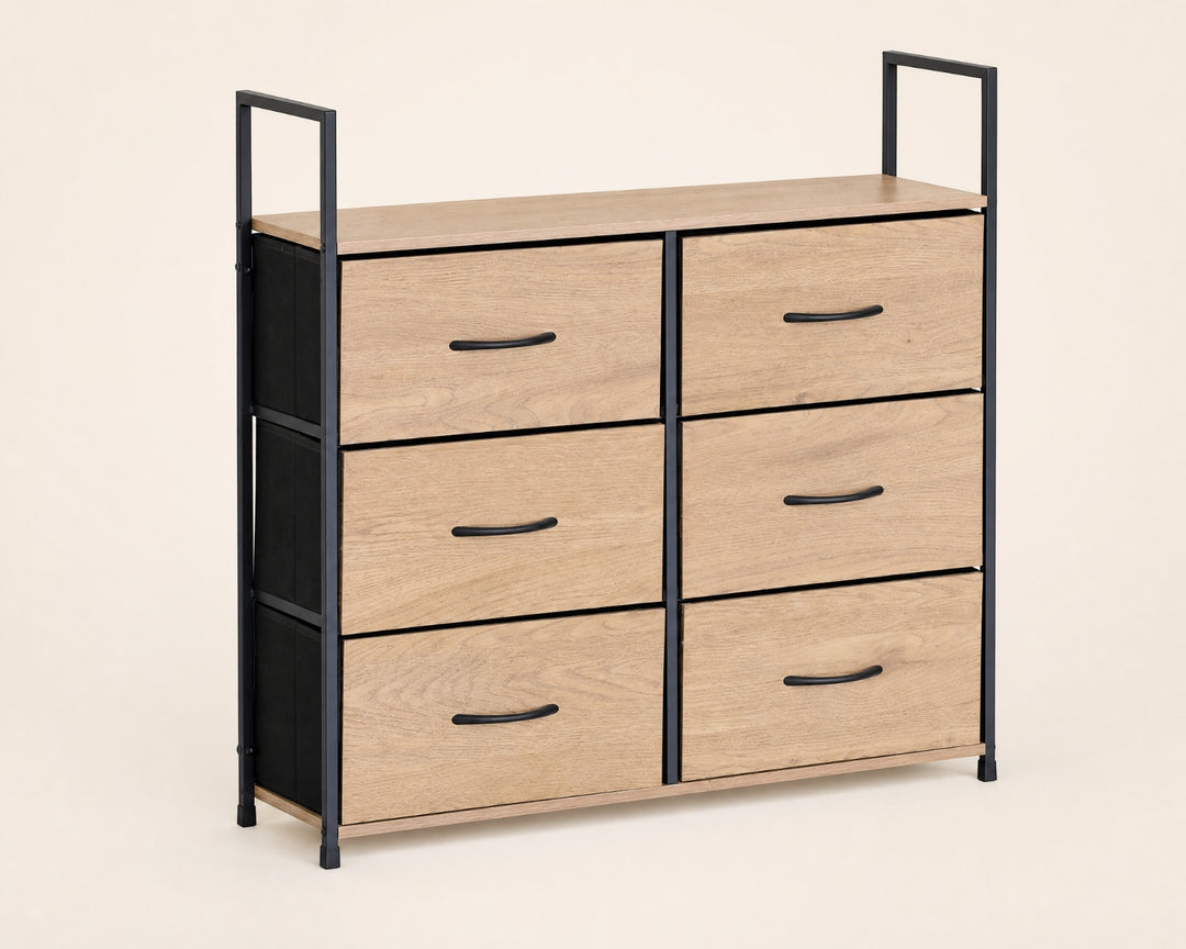 Cajonera Auxiliar Spaceline con 6 Cajones de Metal 80cm - imagen 6