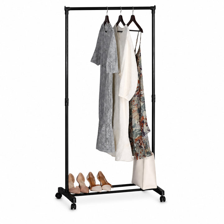Perchero de Metal con Ruedas y Barra Ajustable 157 cm - imagen 9