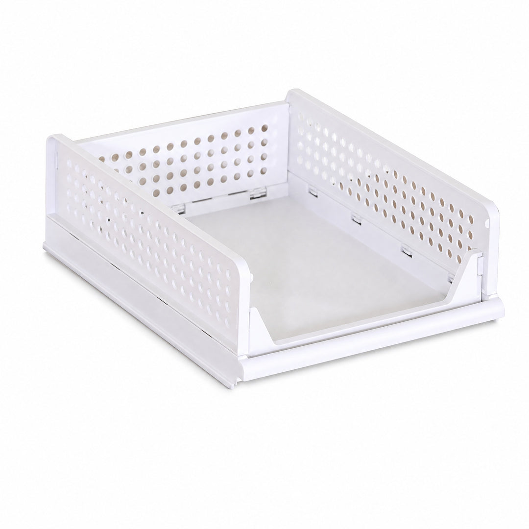 Cesta Organizadora Pull-Out para Armarios de Plástico Blanca - imagen 9