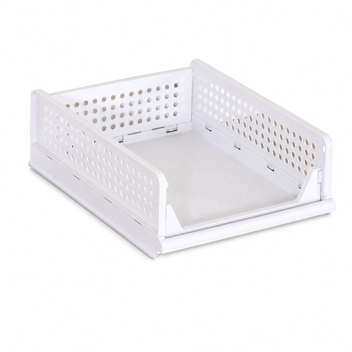 Cesta Organizadora Pull-Out para Armarios de Plástico Blanca - imagen 9
