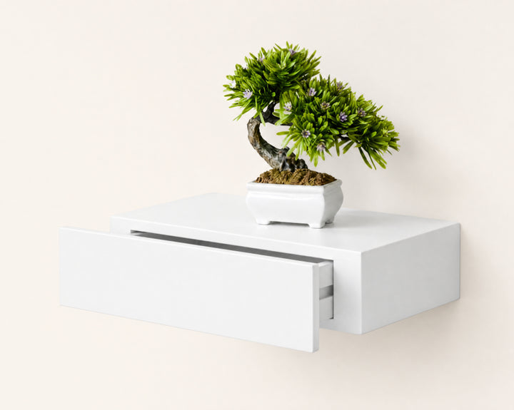 Cajonera Flotante Blanca de MDF para Decoración de Pared - imagen 6