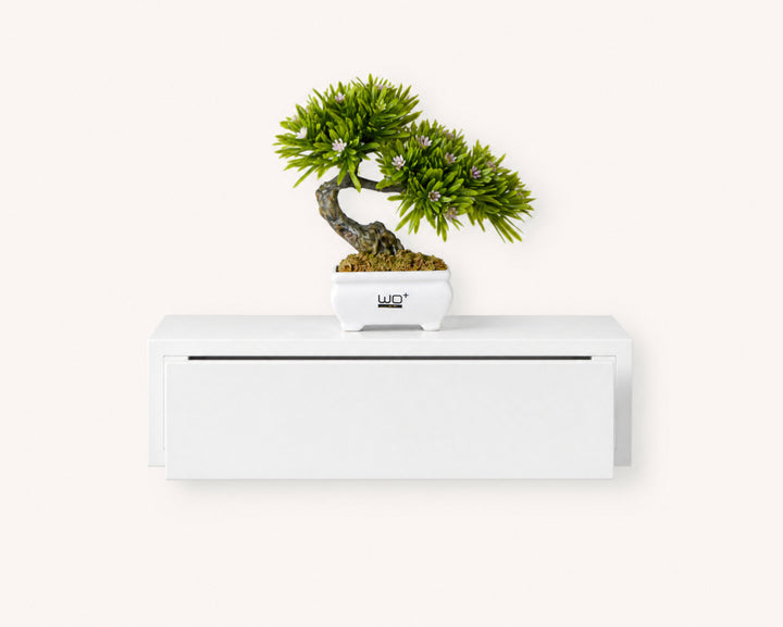 Cajonera Flotante Blanca de MDF para Decoración de Pared - imagen 7