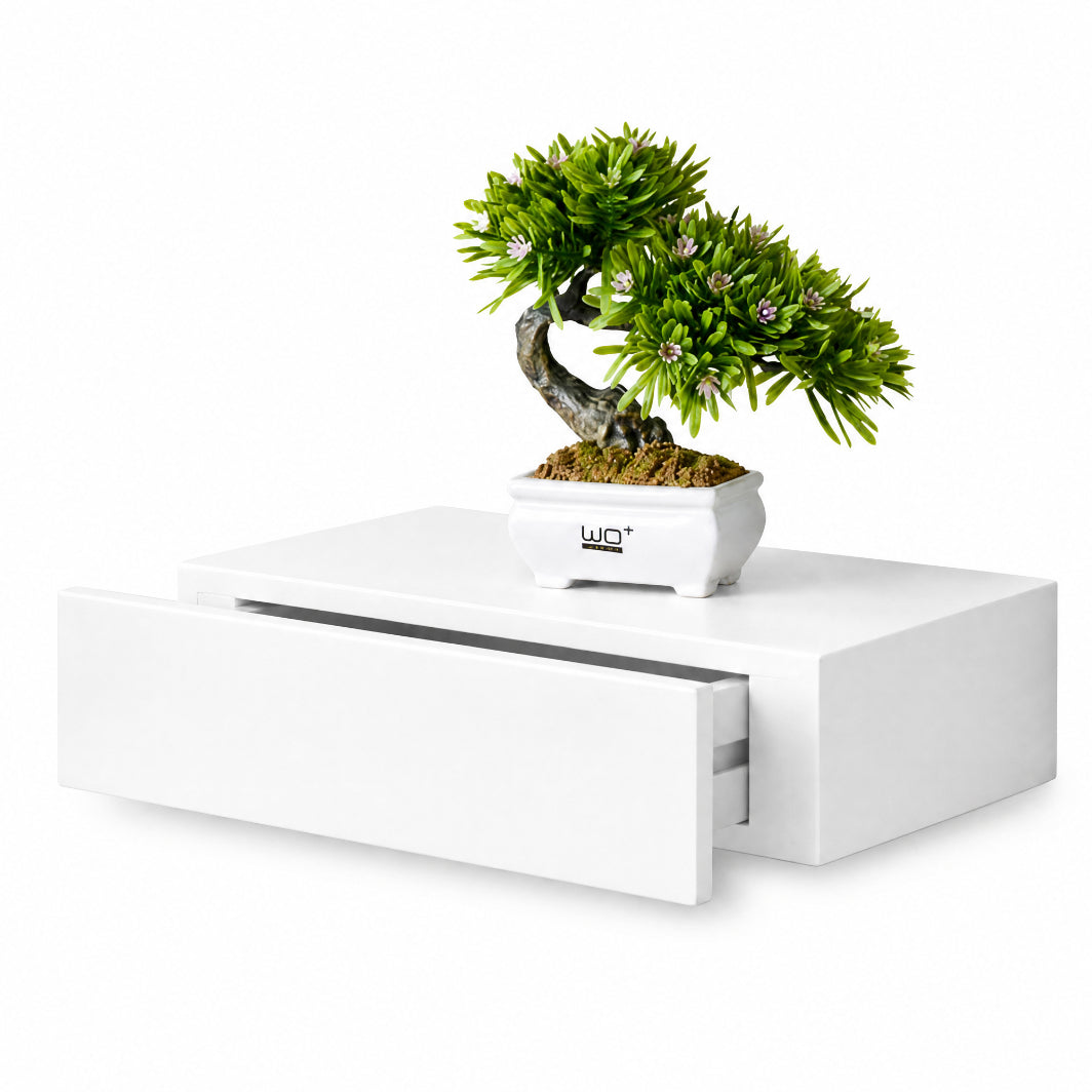 Cajonera Flotante Blanca de MDF para Decoración de Pared - imagen 9