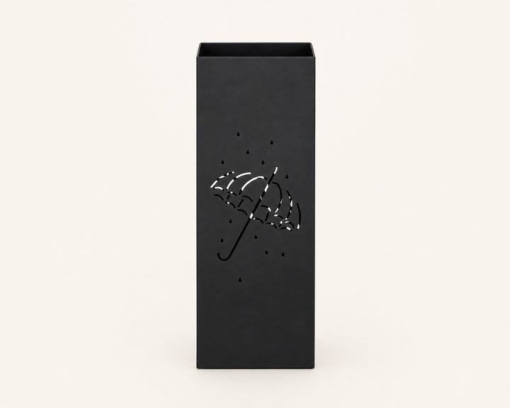 Paragüero Metálico Negro con Diseño Perforado - imagen 7