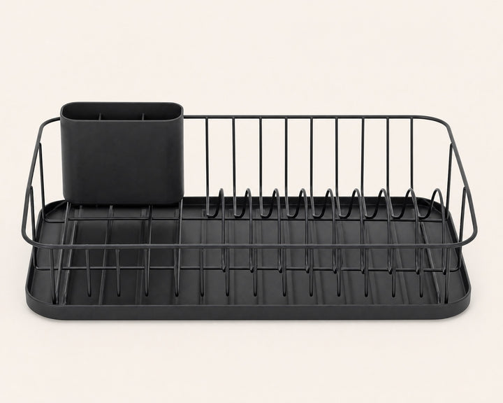 Escurreplatos de Metal Negro con Cubertero Extraíble - imagen 7